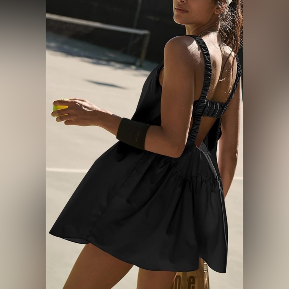 Stylish Open-Back Tennis Dress